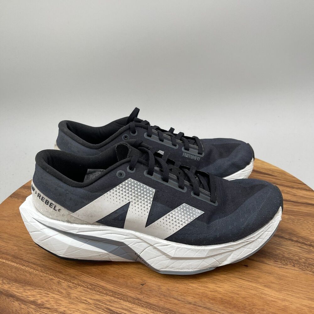 New Balance Fuelcell Rebel v4 Shoes Mens Size 9 D Black Running Comfort Walking
